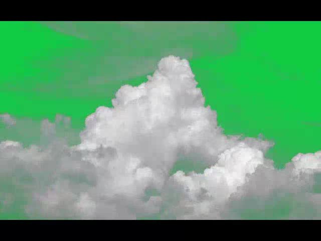 Timelaps Of Cloud In Free Green Screen Video preview