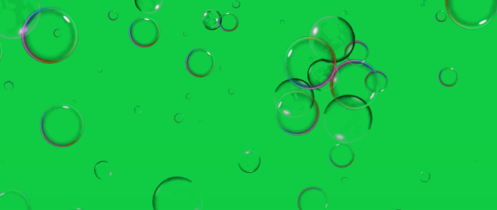 Bubbles Free Green Screen preview