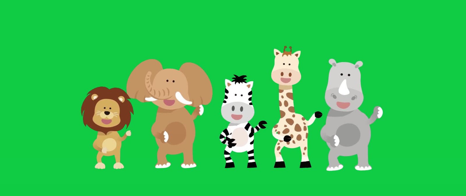 Cartoon Animal Free Green Screen preview