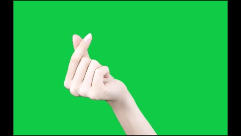 Beautiful White Hand Green Screen Free Video preview