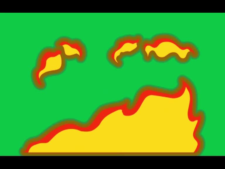 Fire Free Green Screen Video preview