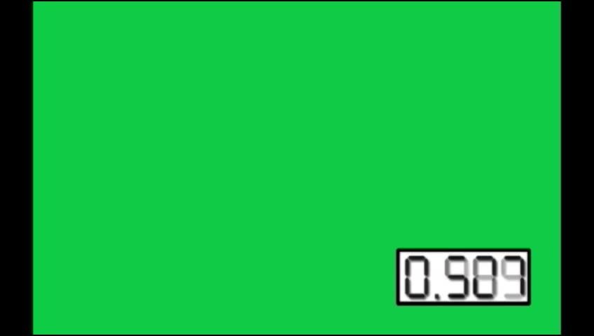 Numbers Show On Green Screen Video preview