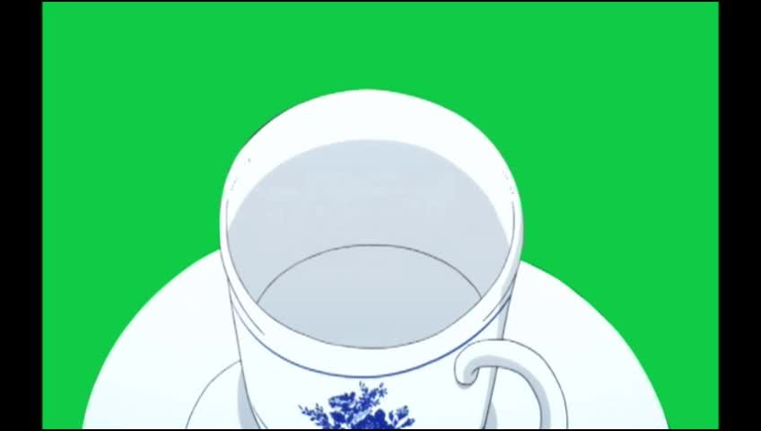 Pouring Tea In Cup Full Green Screen preview