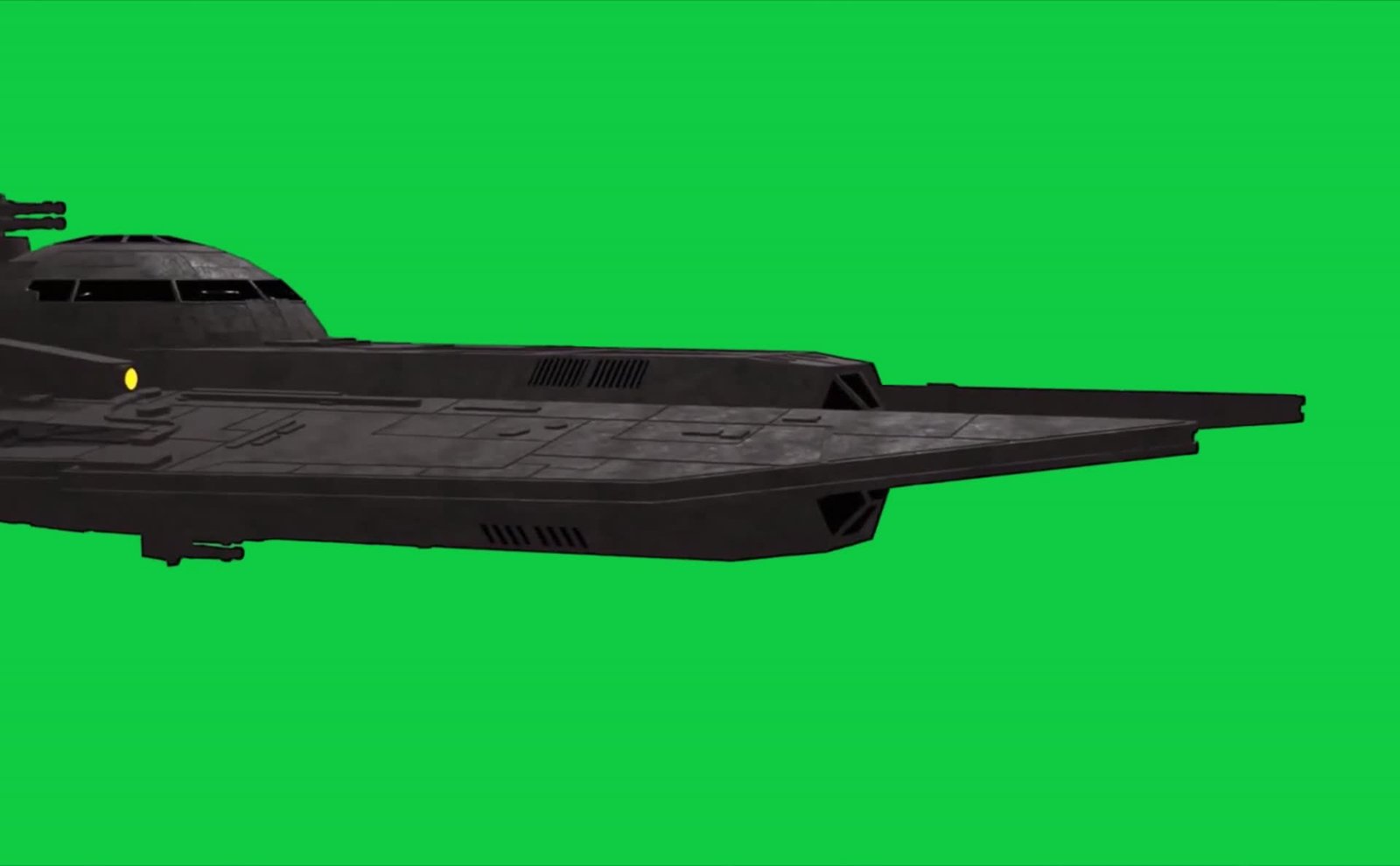 Fighter Space Ship Animation Free Green Screen Video preview