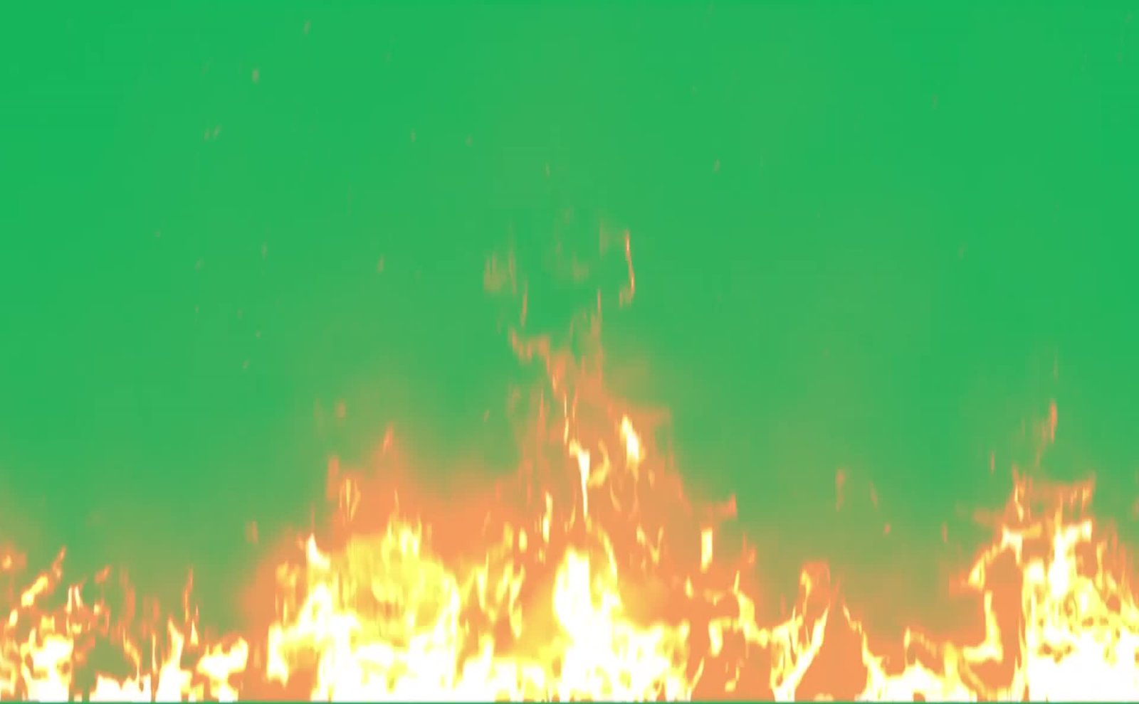 Fire Burning In Free Green Screen Video preview
