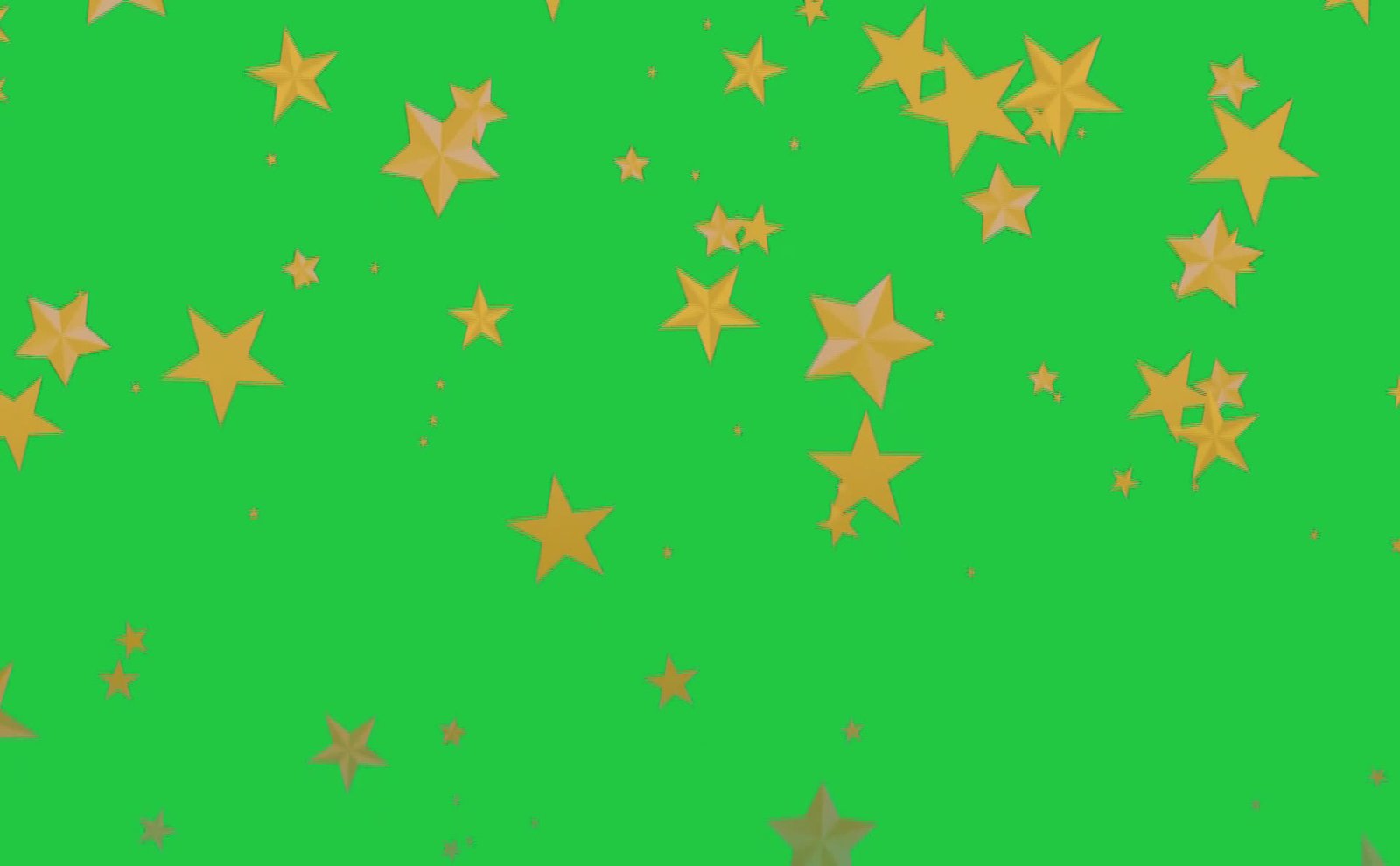 Stars Drawing Yellow Free Green Screen Video preview