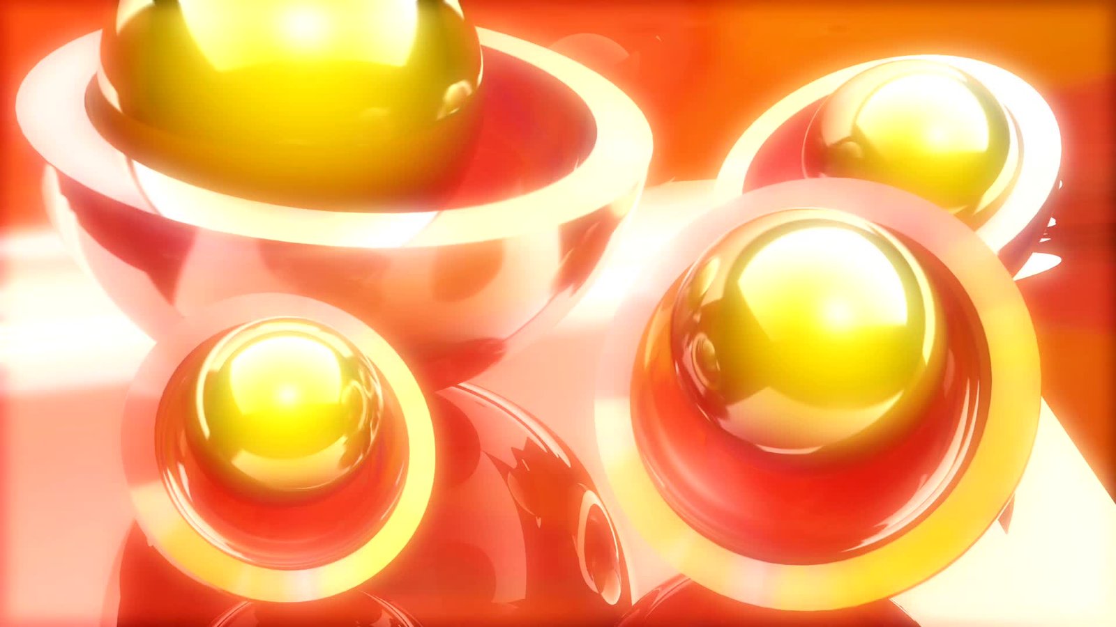Animated Orange Abstract Background Video preview